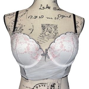 NWOT VICTORIA’S SECRET Dream Angels Princess Tulle Bustier Demi Bust Size 34D